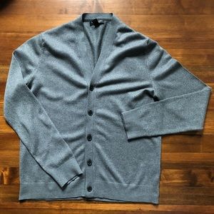 Men’s Gray Banana Republic cardigan